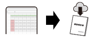 クラウドサーバーから報告書ダウンロード