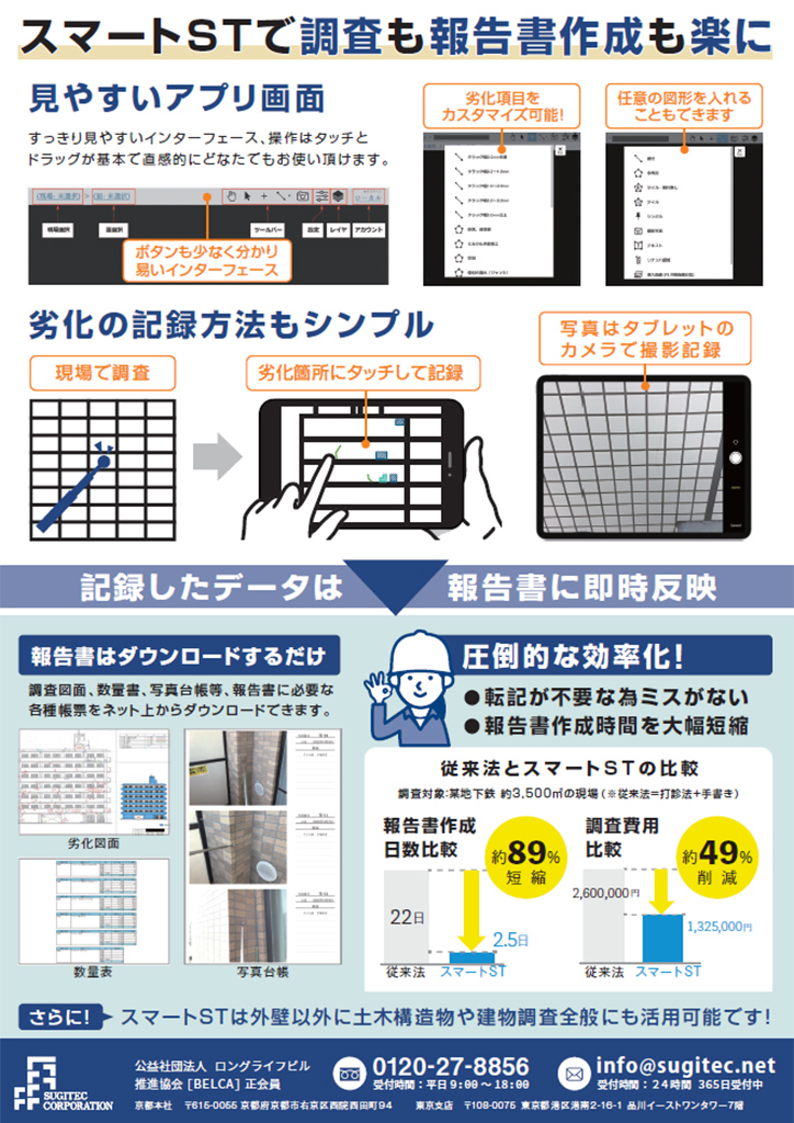 [パンフレット]スマートSTかんたん紹介 | 建築物・構造物の安全性を調査・計画・修繕する会社｜ 有限会社スギテック